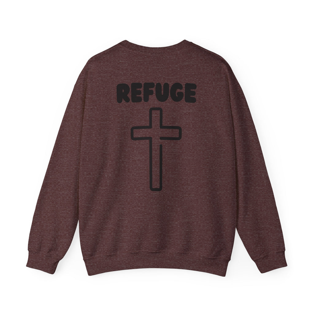 "Refuge, Cross" Men's Crewneck