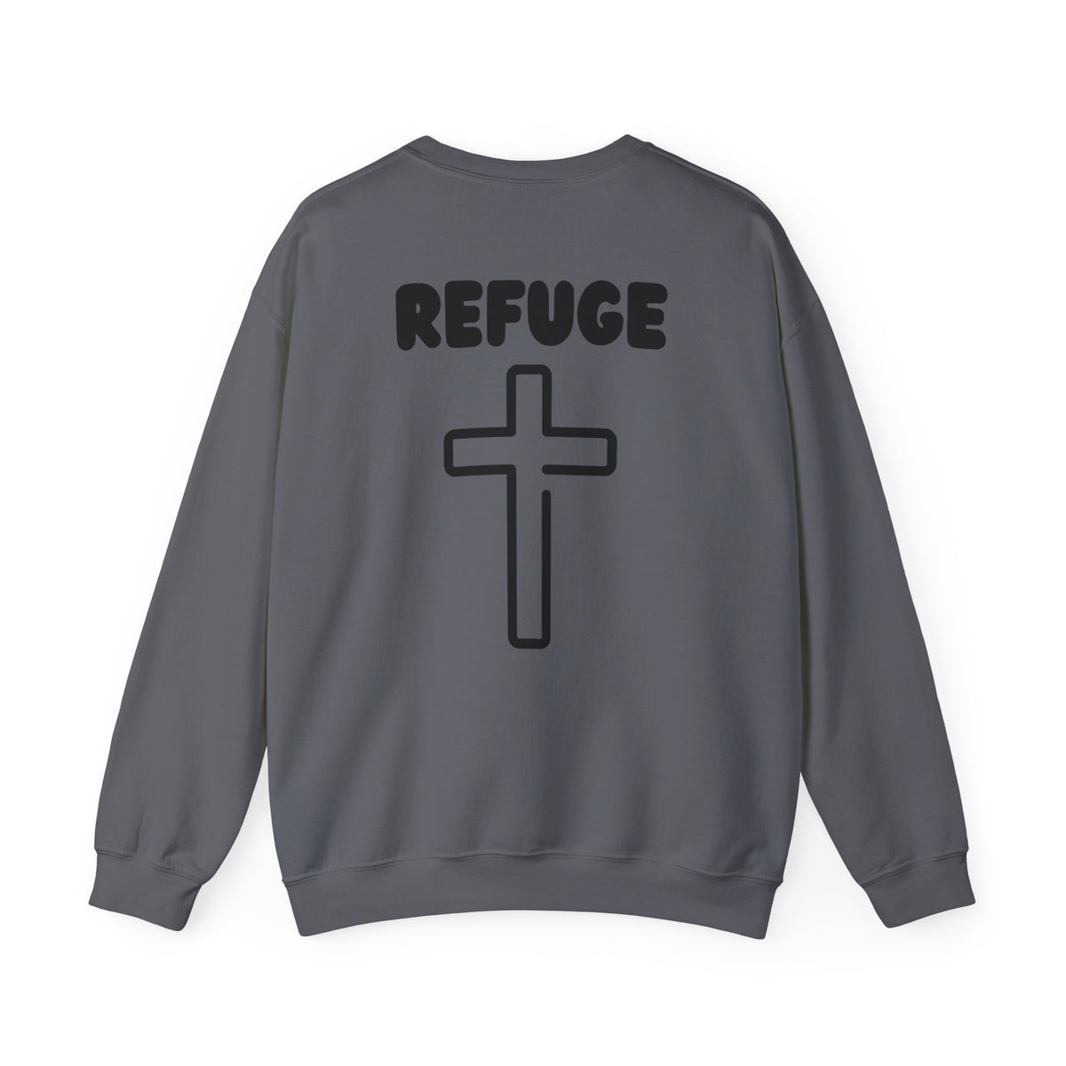 "Refuge, Cross" Men's Crewneck