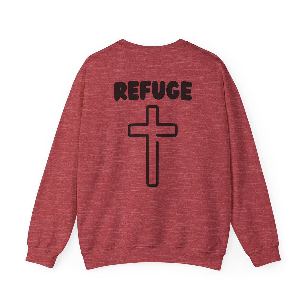 "Refuge, Cross" Men's Crewneck