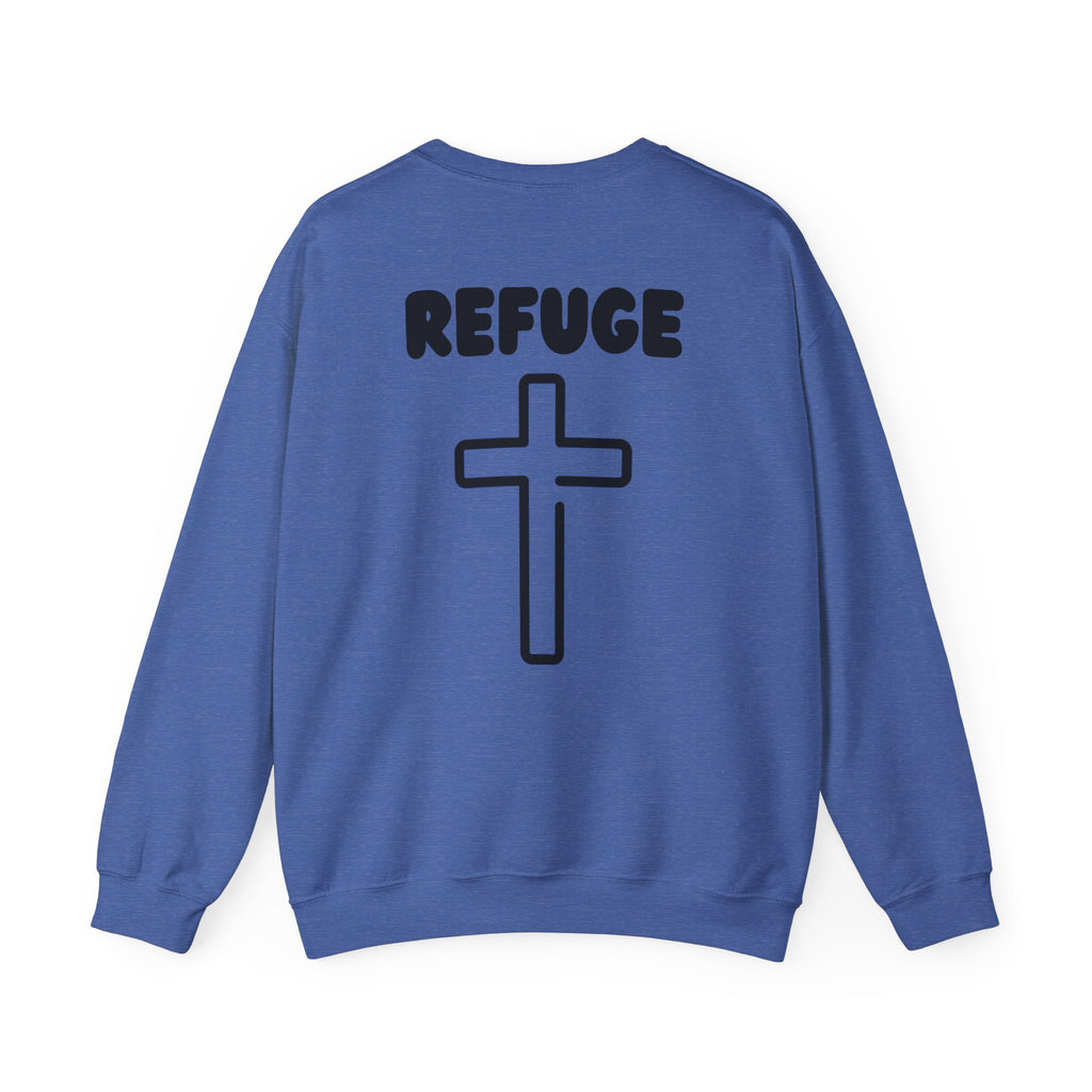 "Refuge, Cross" Men's Crewneck