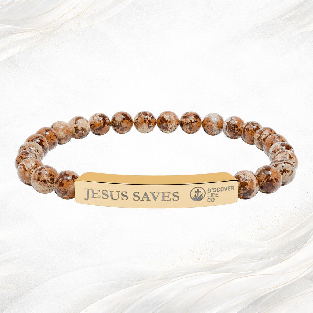 "Jesus Saves" Never Alone Bracelets