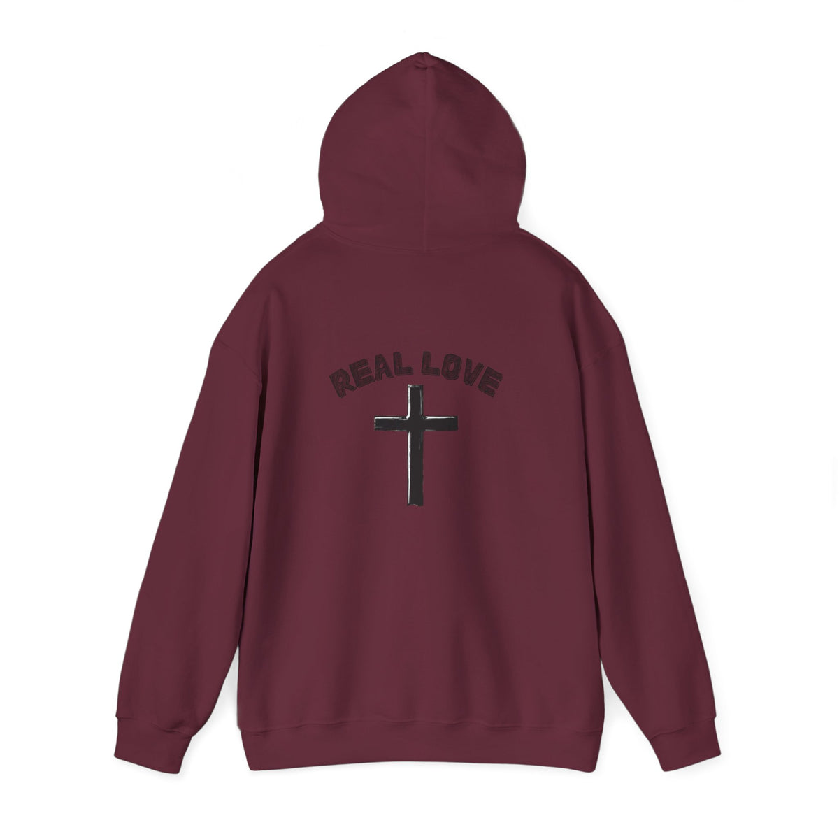 "Real love, Cross" Men's Sweatshirt