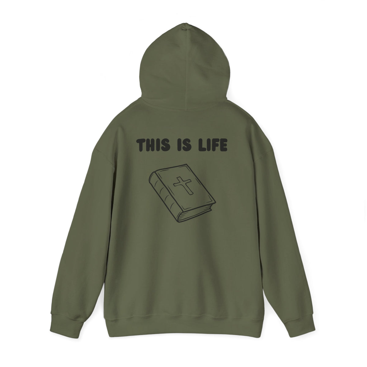 "This is life, bible" Men's Sweatshirt