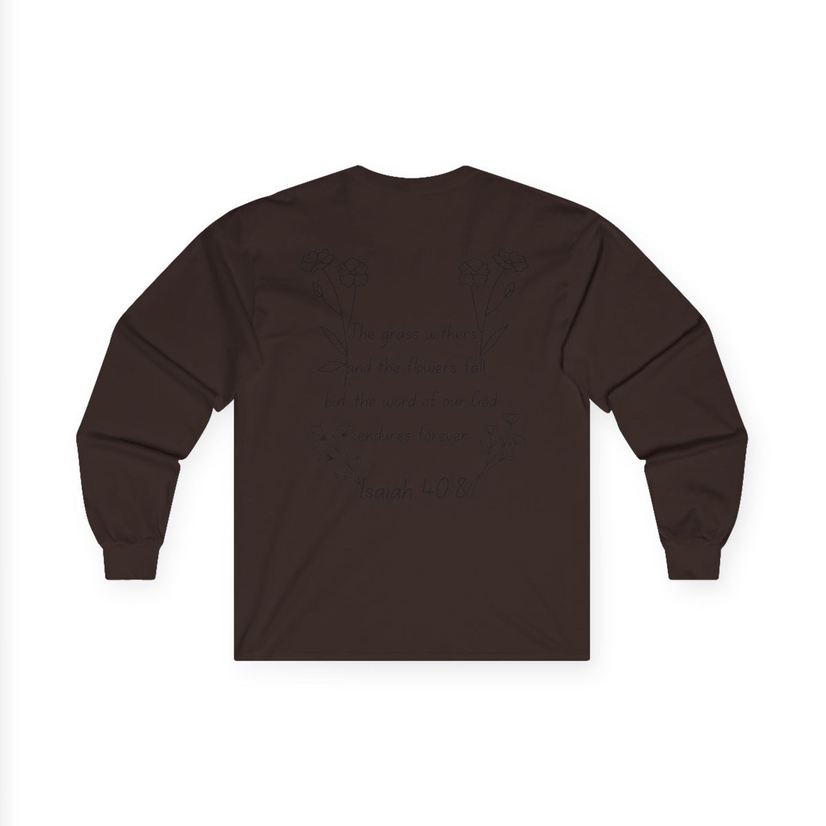 "Isaiah 40:8" Women's Long Sleeve