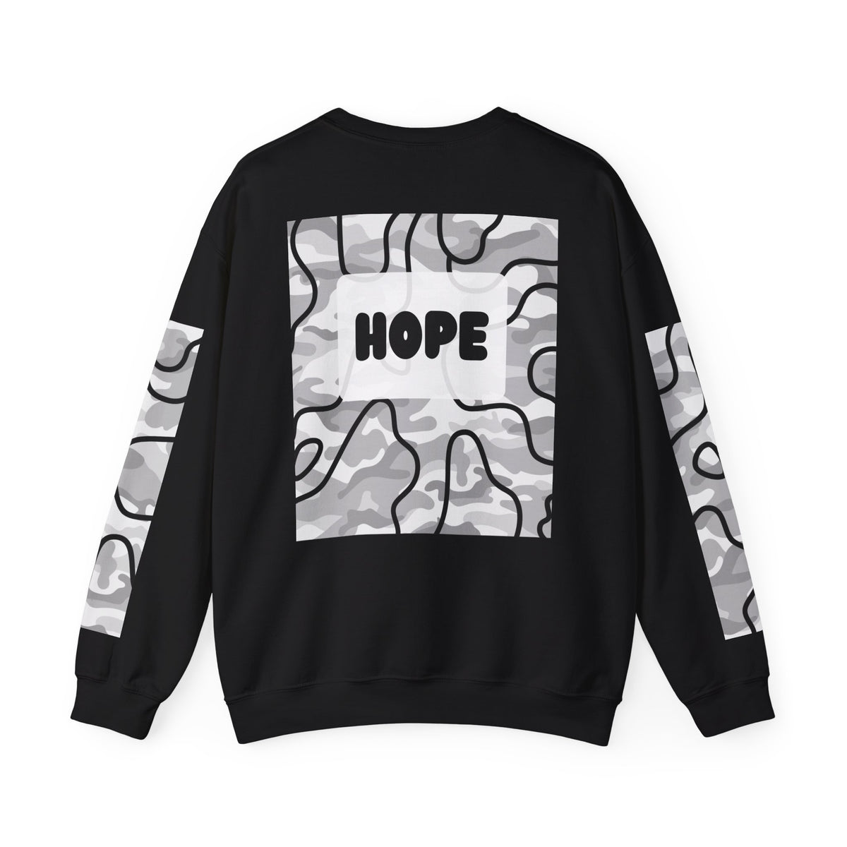 "Hope" Men's Camo Crewneck