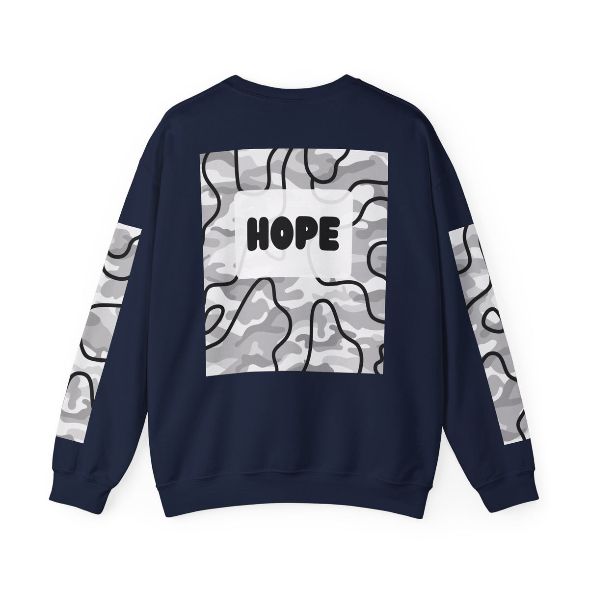 "Hope" Men's Camo Crewneck