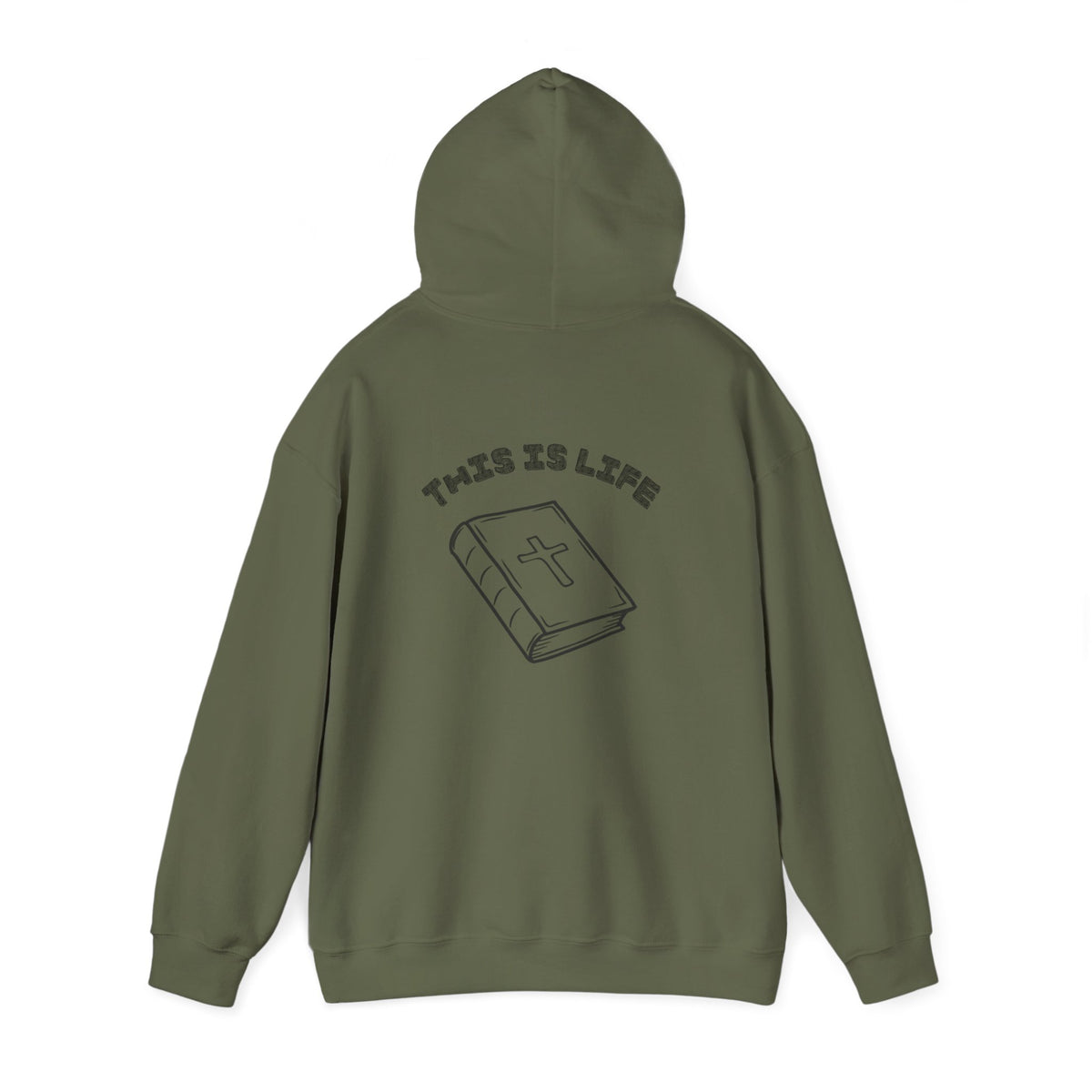 "This is life, Bible" Men's Sweatshirt