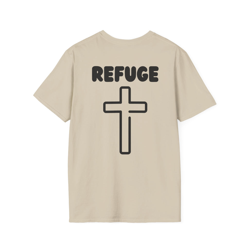 "Refuge, Cross" Men's T-Shirt