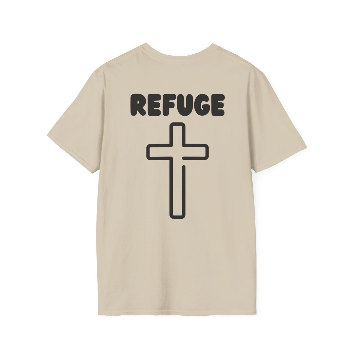 "Refuge, Cross" Men's T-Shirt