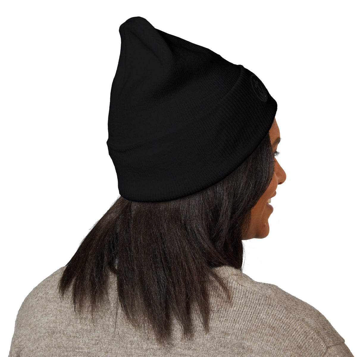 "Discover Life Co"  Embroidered Cuffed Beanie