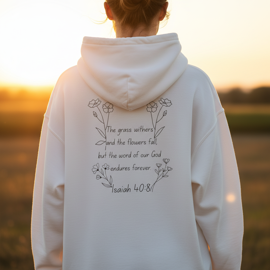 "Isaiah 40:8" Women's Sweatshirt