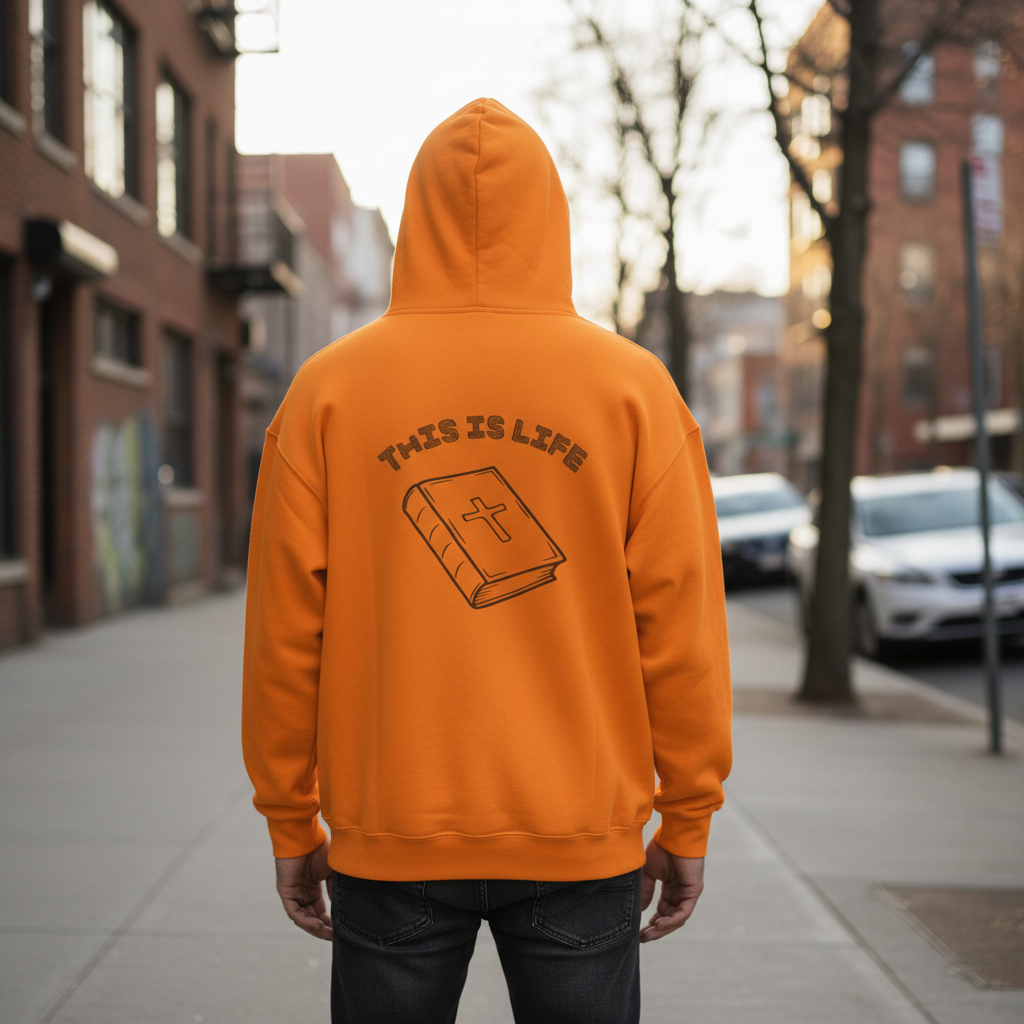 "This is life, Bible" Men's Sweatshirt