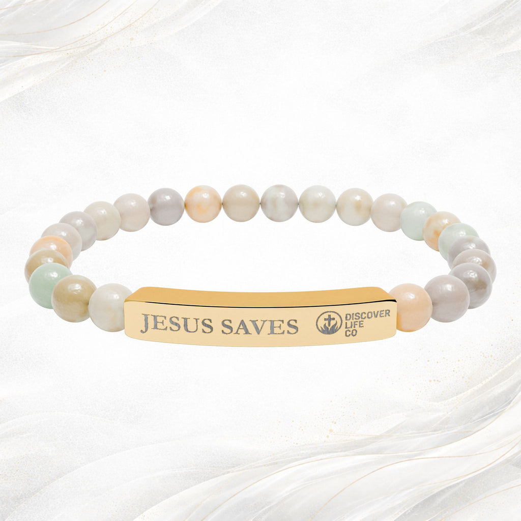 "Jesus Saves" Never Alone Bracelets