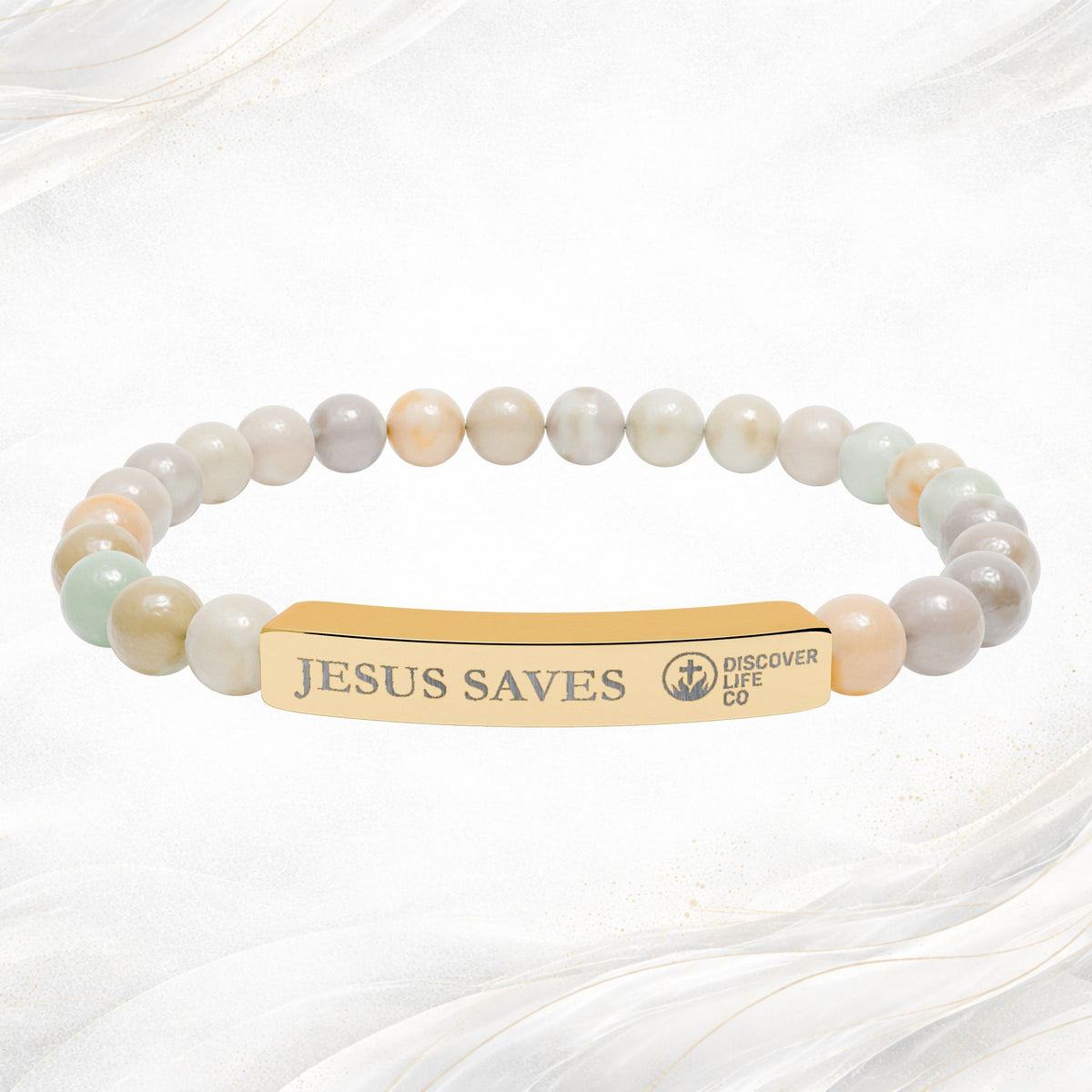 "Jesus Saves" Never Alone Bracelets