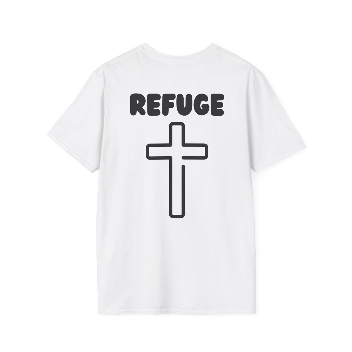 "Refuge, Cross" Men's T-Shirt
