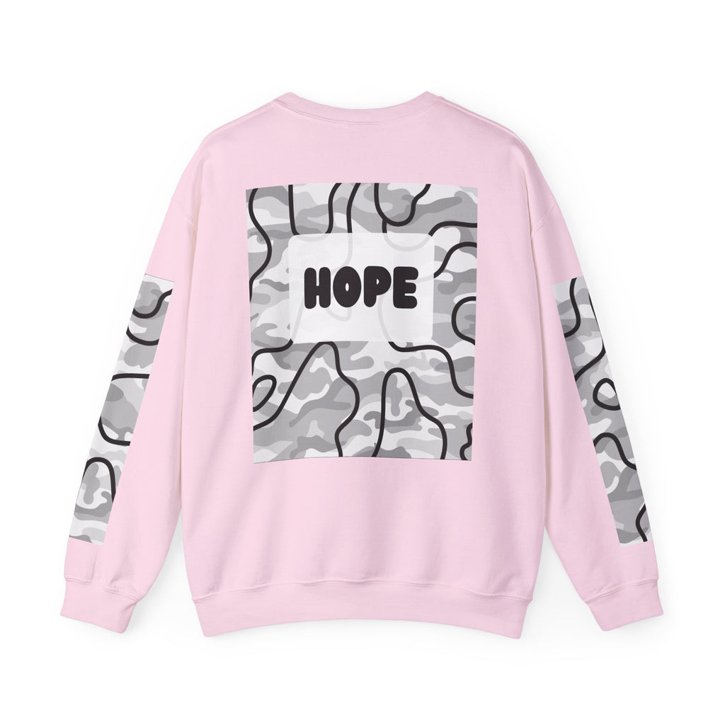 "Hope" Men's Camo Crewneck