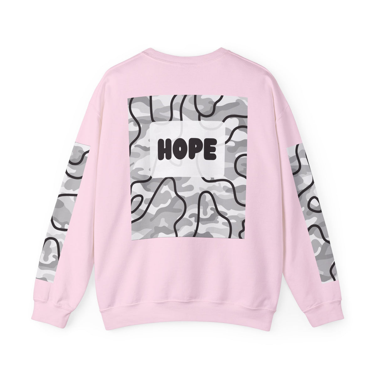 "Hope" Men's Camo Crewneck