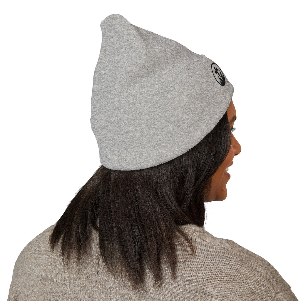 "Discover Life Co"  Embroidered Cuffed Beanie