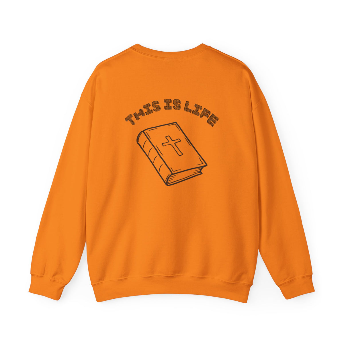 "This is life, bible" Men's Crewneck