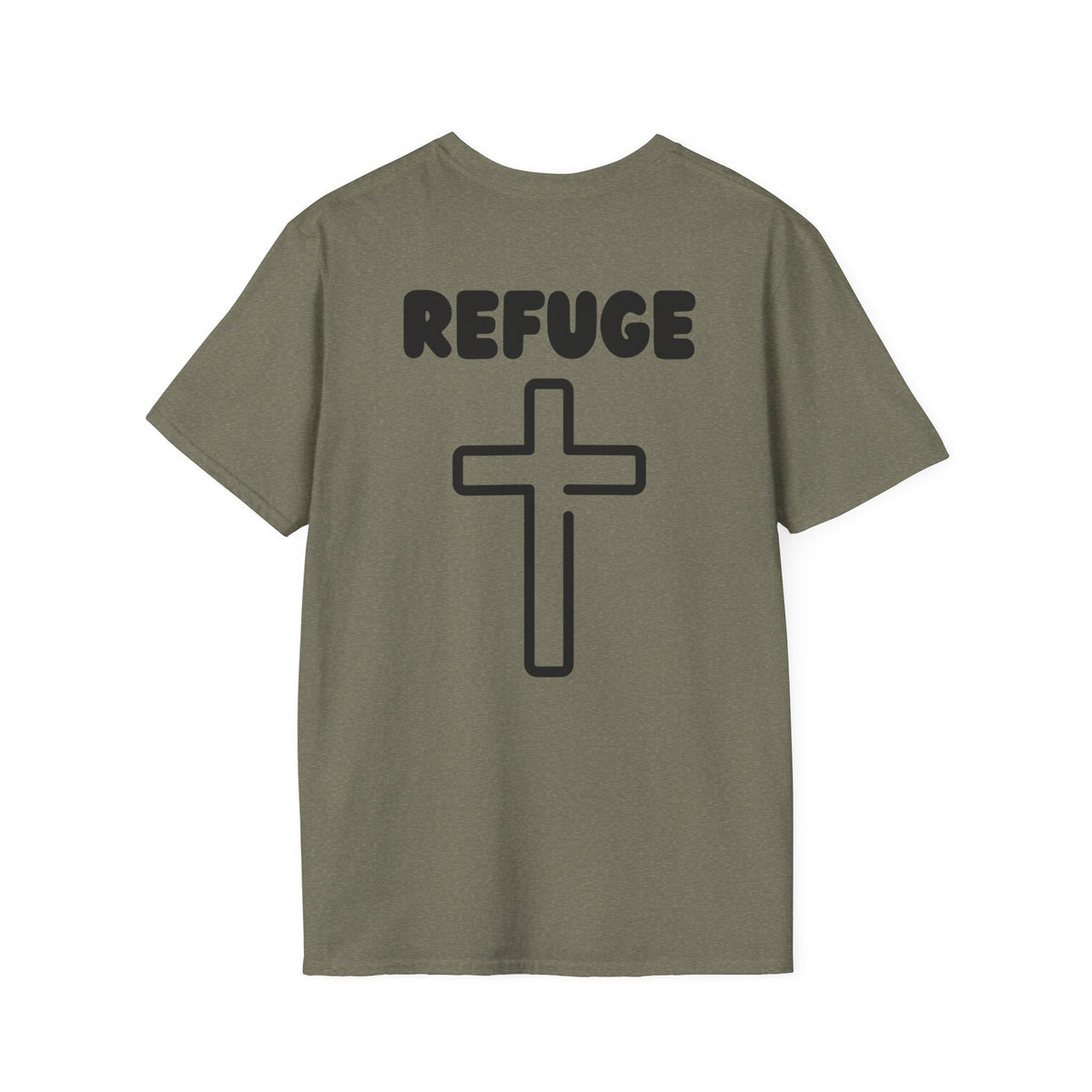 "Refuge, Cross" Men's T-Shirt