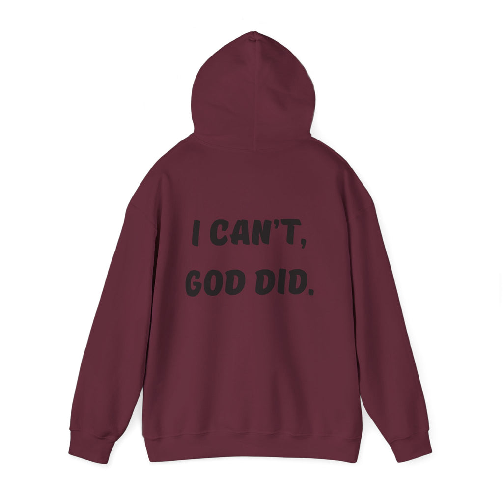 "I can't, God did." Men's Sweatshirt