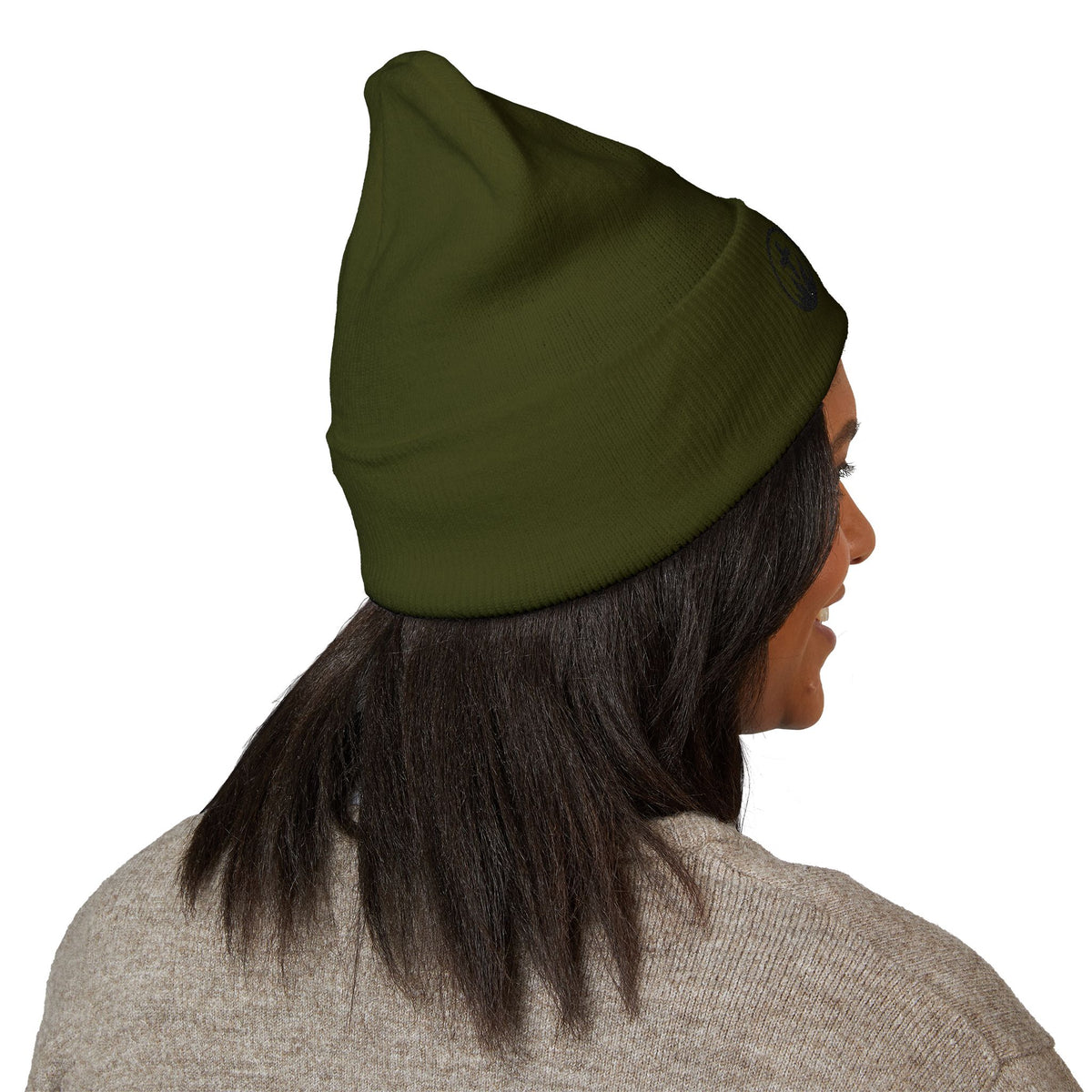 "Discover Life Co"  Embroidered Cuffed Beanie