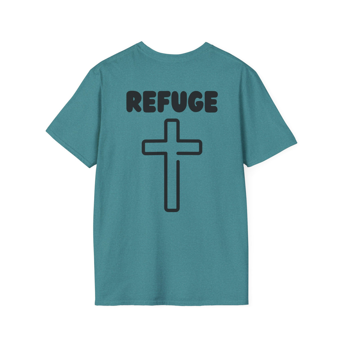 "Refuge, Cross" Men's T-Shirt
