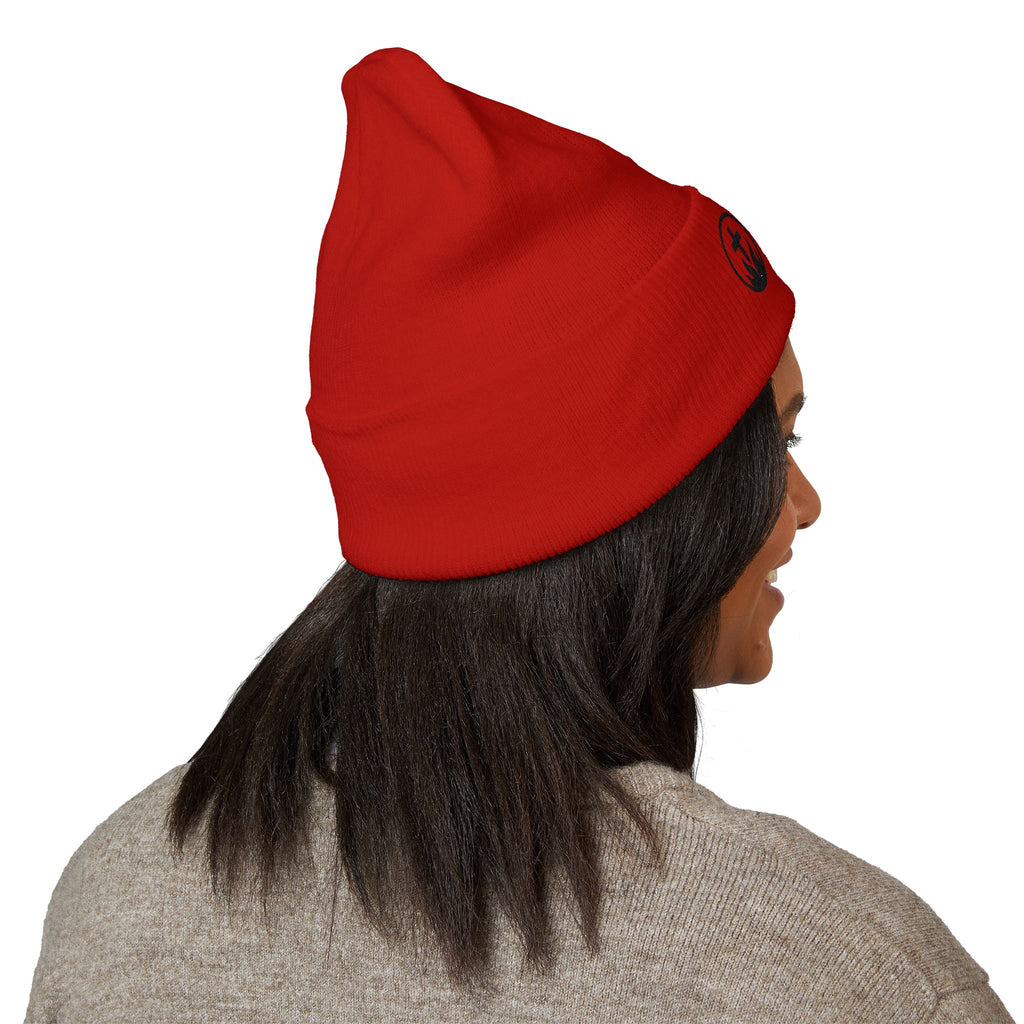 "Discover Life Co"  Embroidered Cuffed Beanie