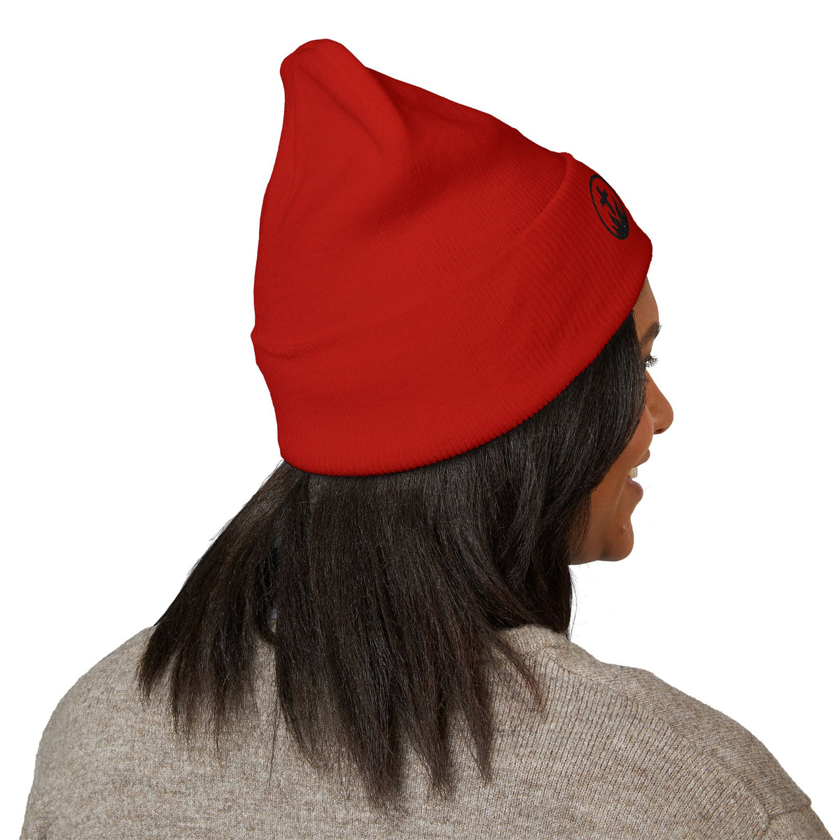 "Discover Life Co"  Embroidered Cuffed Beanie