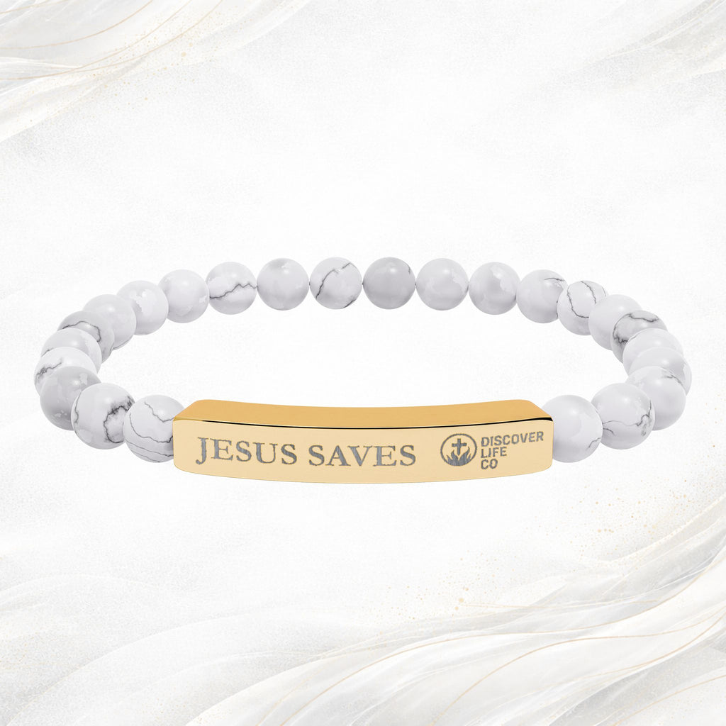 "Jesus Saves" Never Alone Bracelets